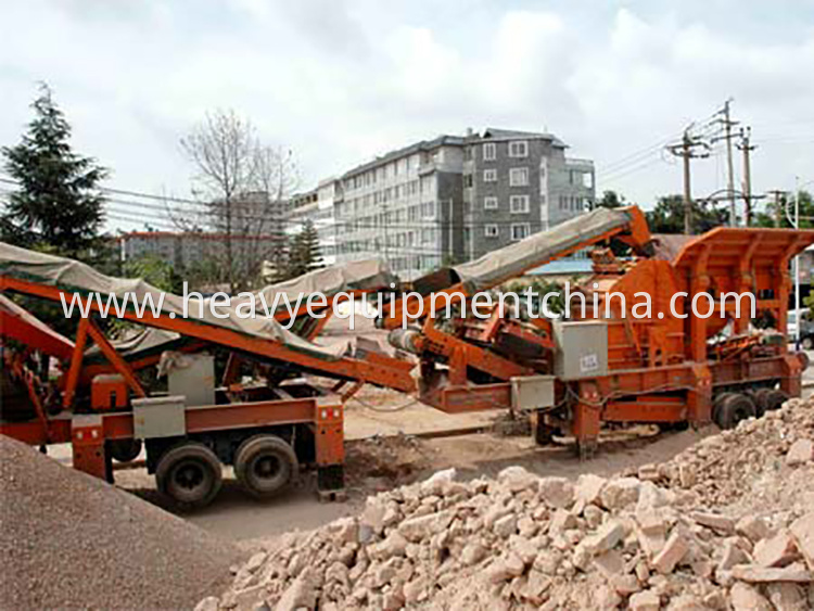 Mobile Crushing and screening plant